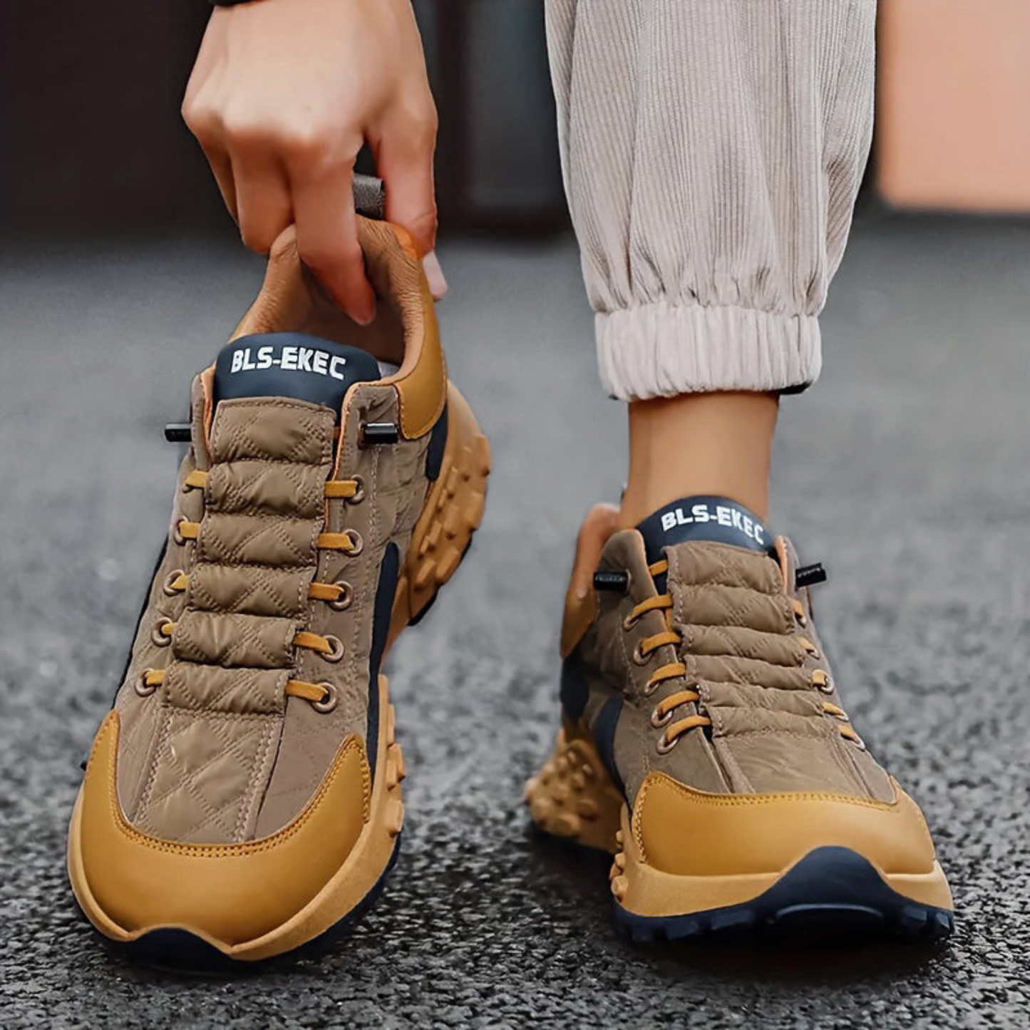 Ed | Homme Sneakers Orthopédiques | Respirants et Antidérapants