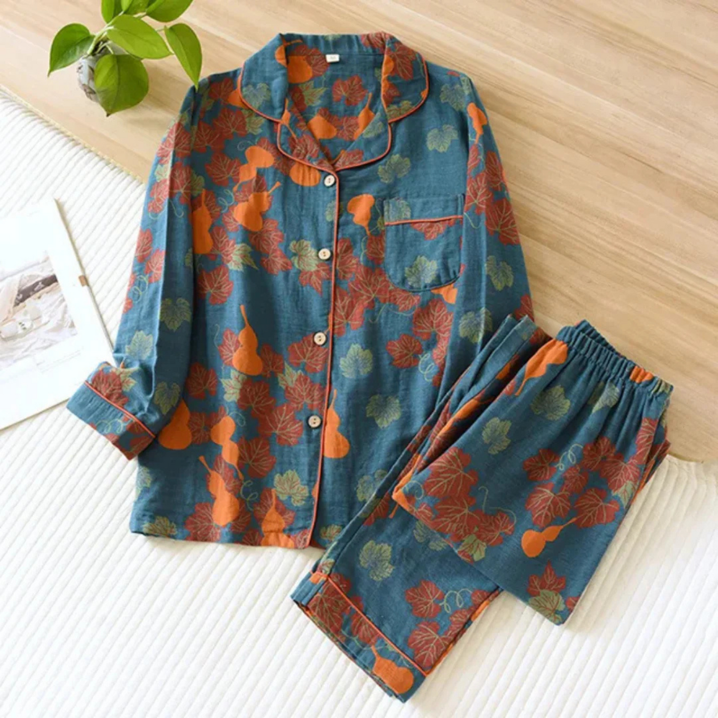 Isabeau | Femme Pyjama Deux Pièces | Tissu Léger et Fluide