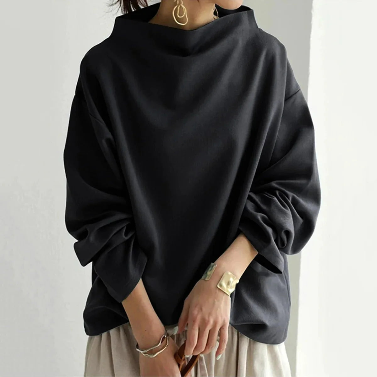 Marciana | Femme Pull Col Roulé | Chaleur et Confort Hivernal