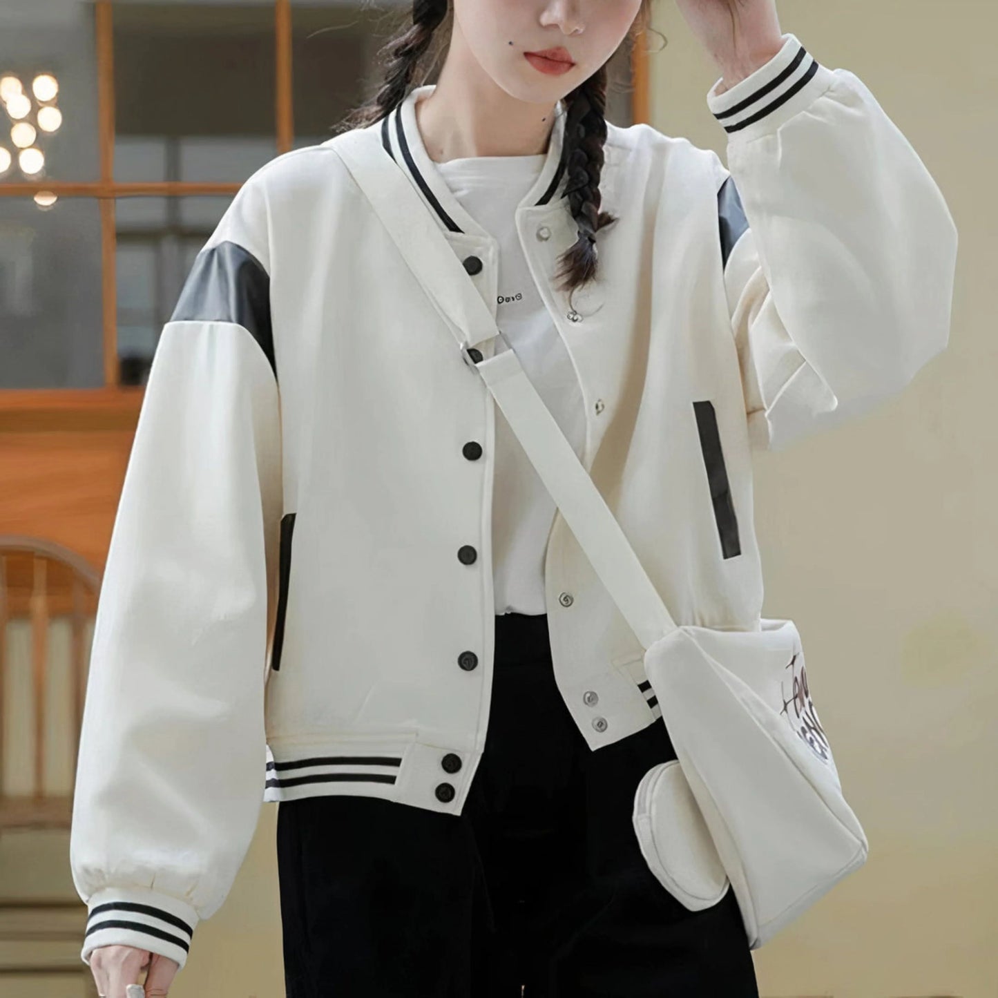 Femmes Veste Bomber Rétro | Classique