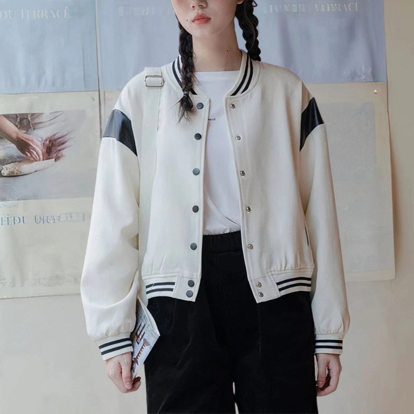 Femmes Veste Bomber Rétro | Classique