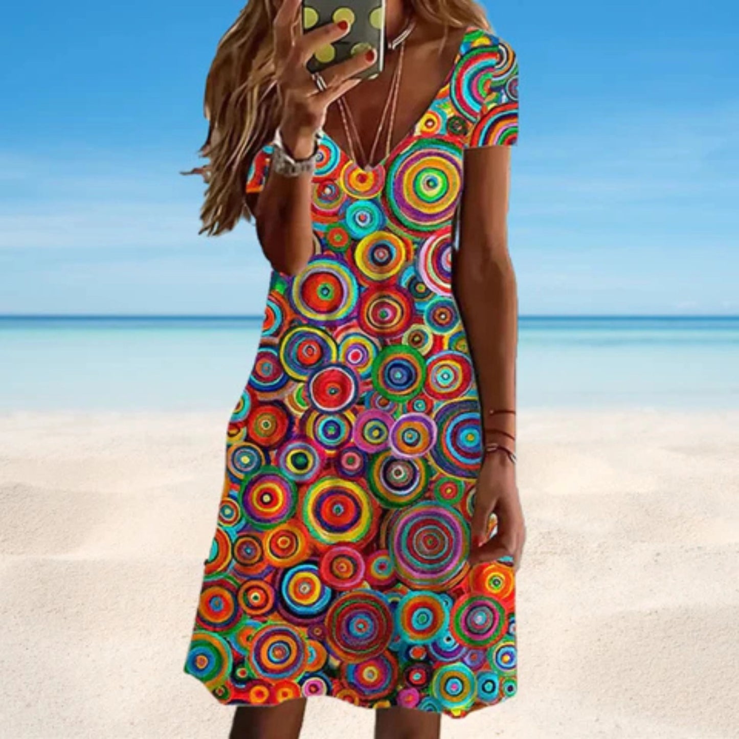 Femmes Mini Robe | Couleurs Vives