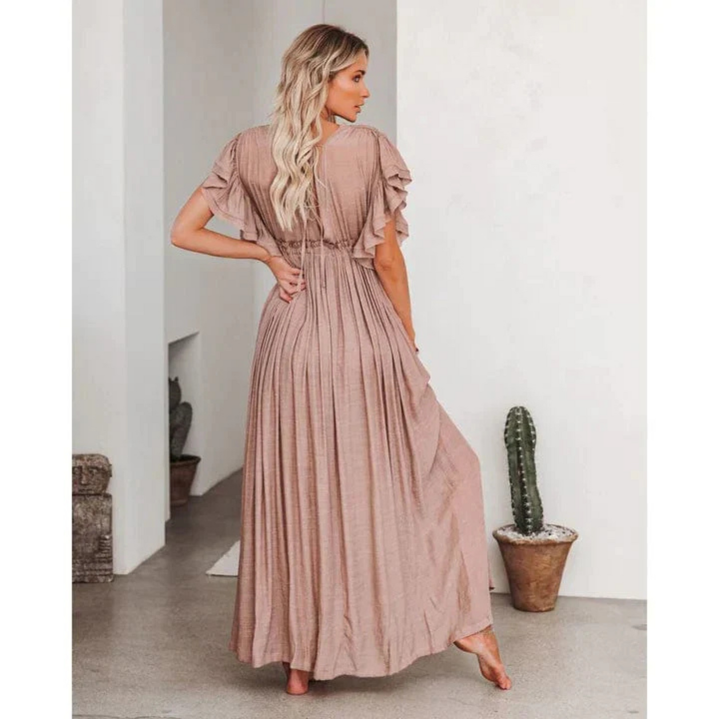 Femmes Robe Maxi Ibiza | Coupe Fluide