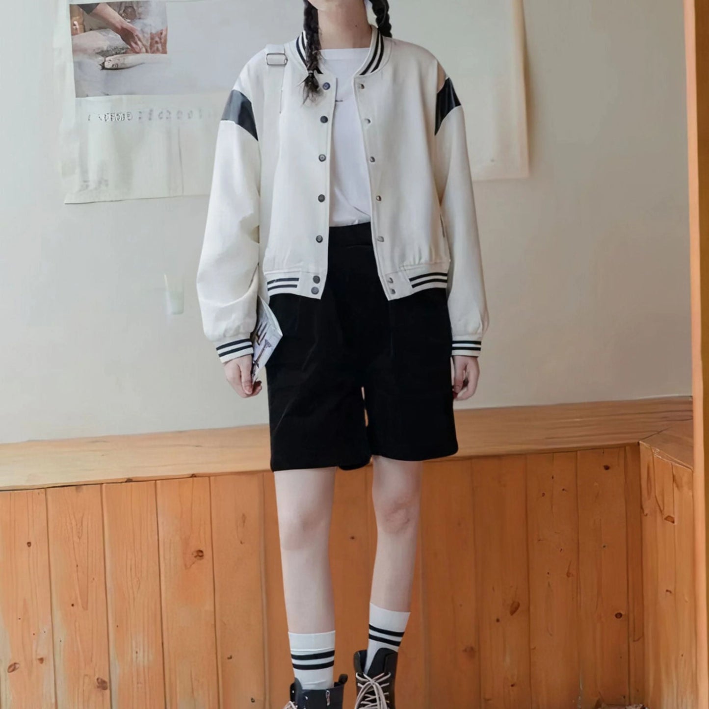 Femmes Veste Bomber Rétro | Classique
