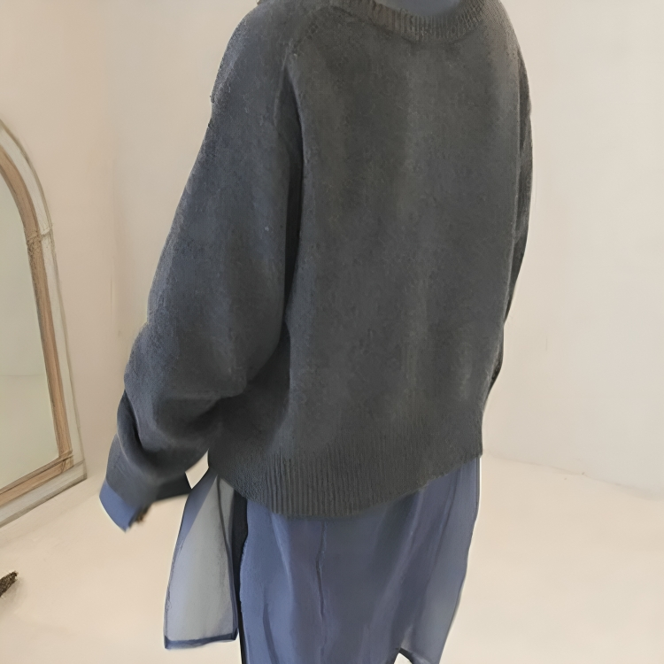Lena - Pull Boutonné Chic