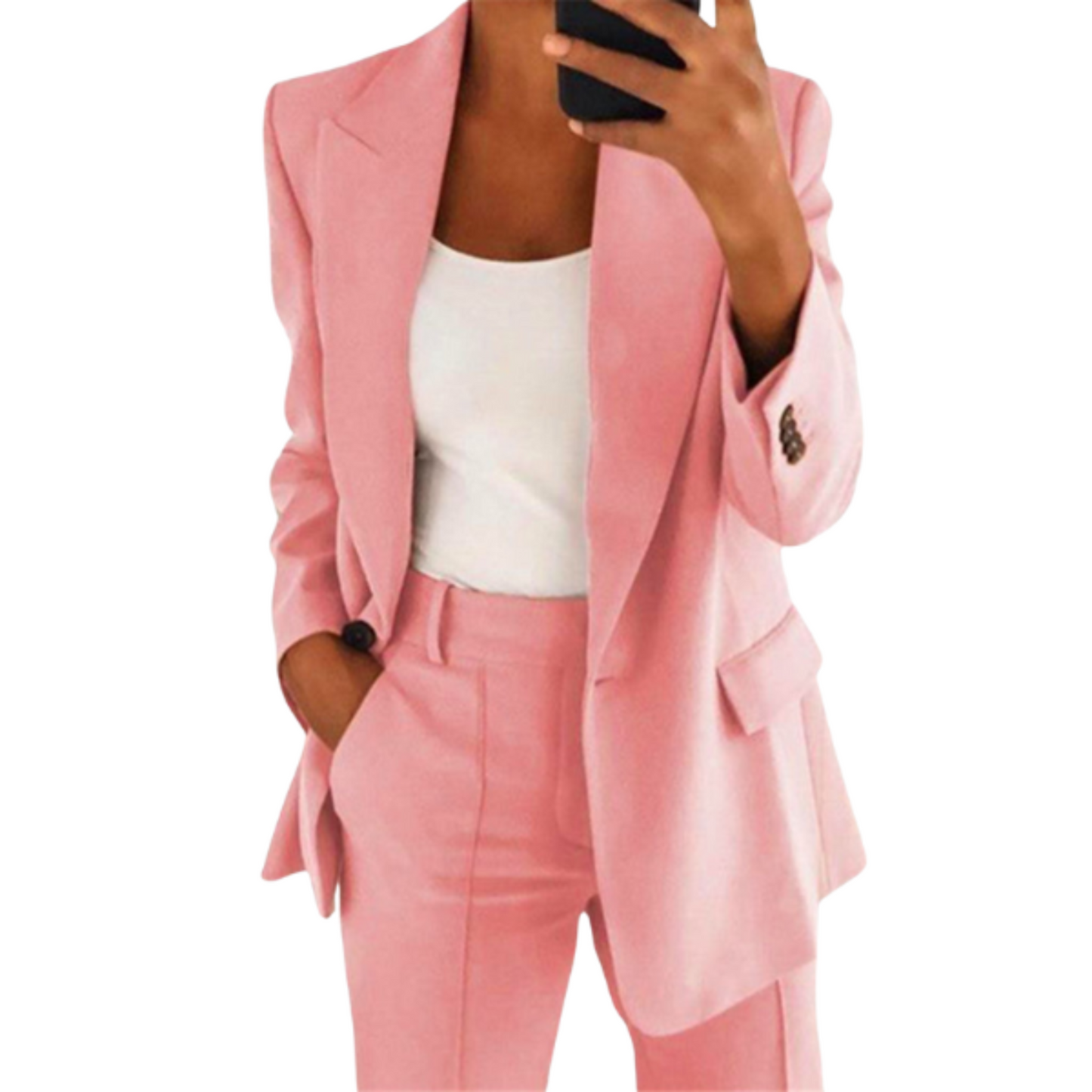 Élle | Ensemble Blazer Femme | Tissu Infroissable