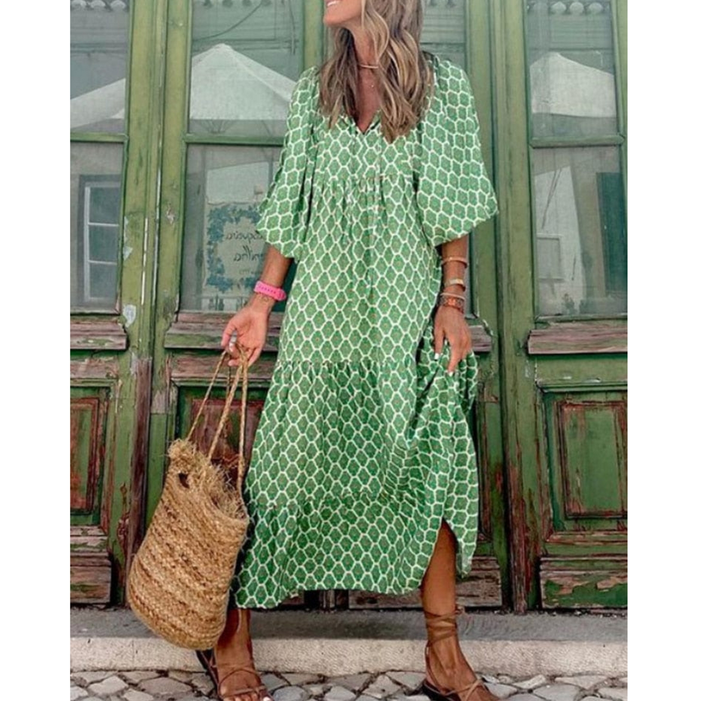 Aveline | Femme Robe Longue | Coupe Fluide et Manches Longues
