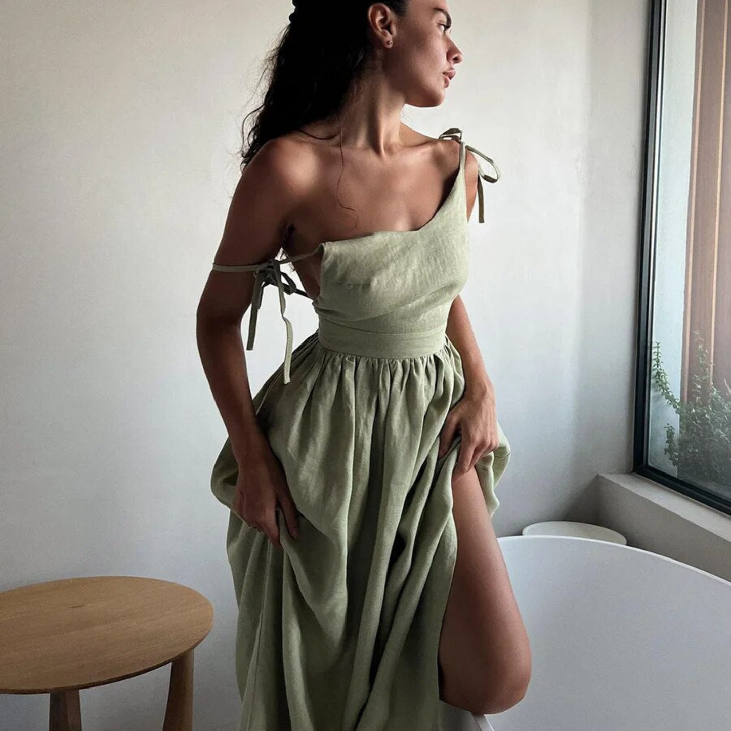 Bianca | Femme Robe Longue | Coupe Fluide et Confort Léger