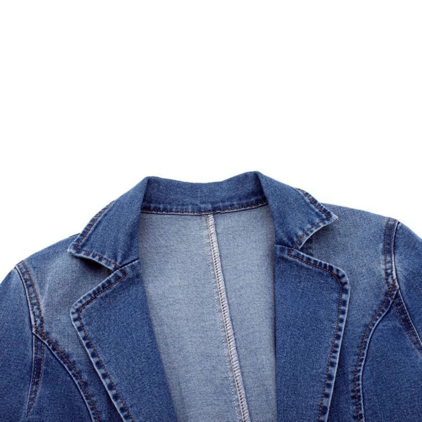 Femmes Blazer Denim | Style Moderne