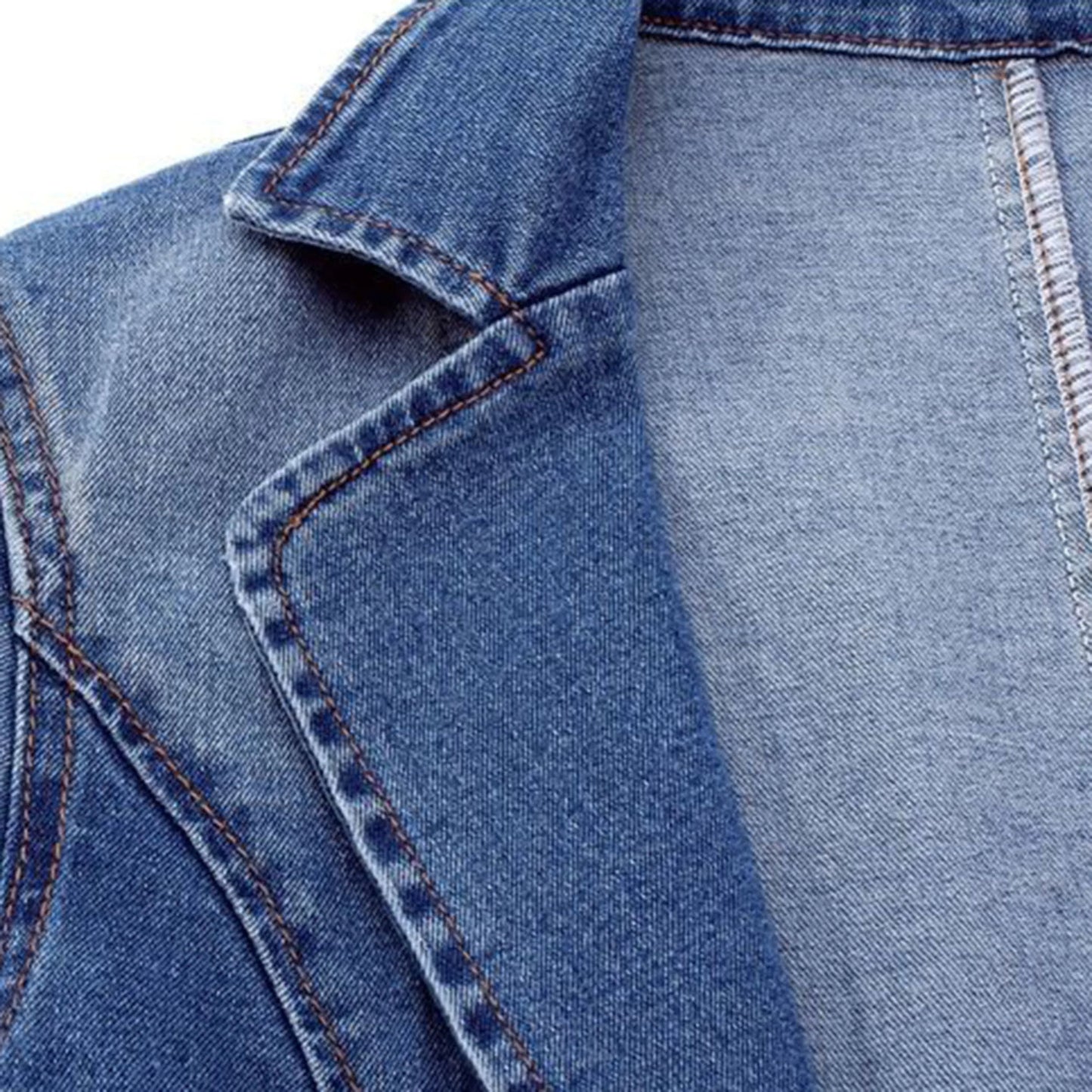 Femmes Blazer Denim | Style Moderne