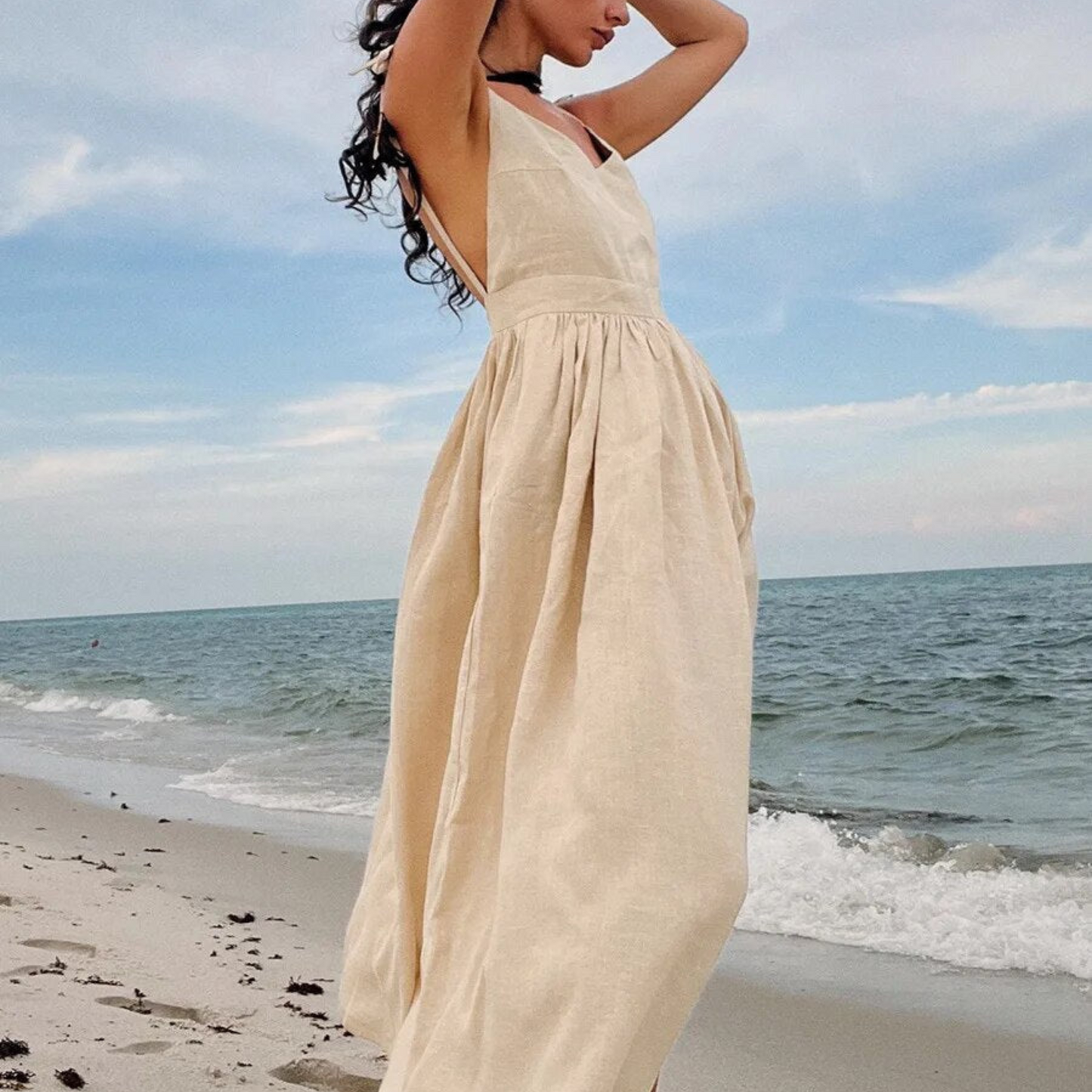 Bianca | Femme Robe Longue | Coupe Fluide et Confort Léger