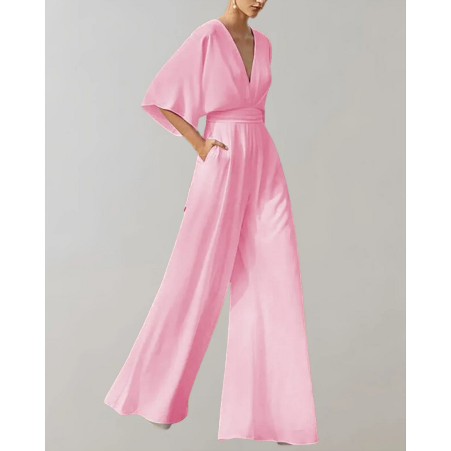 Ameline | Combinaison Femme | Tissu Fluide Ajusté