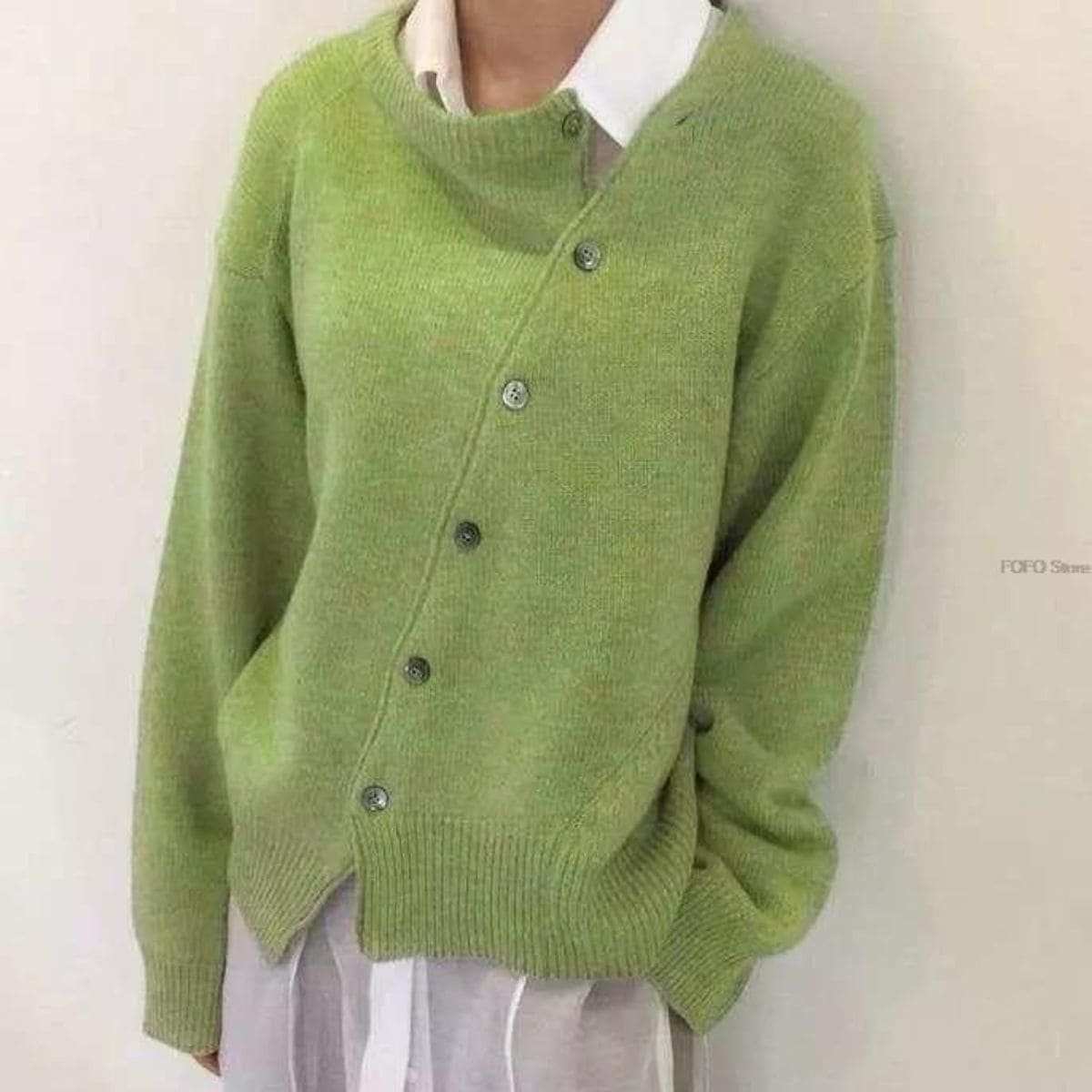 Lena - Pull Boutonné Chic