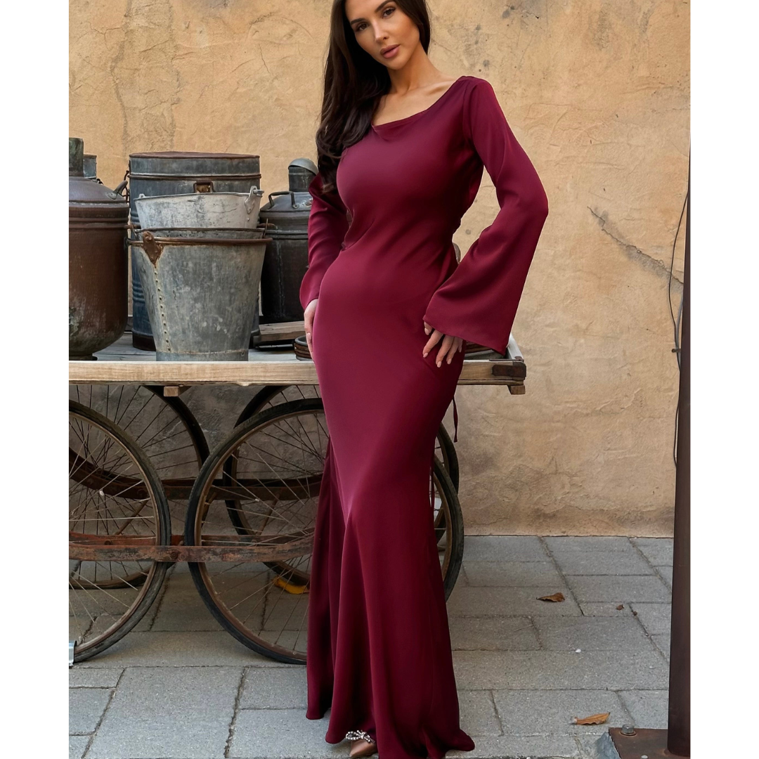 Céciles - Robe Longue Élégante Femme