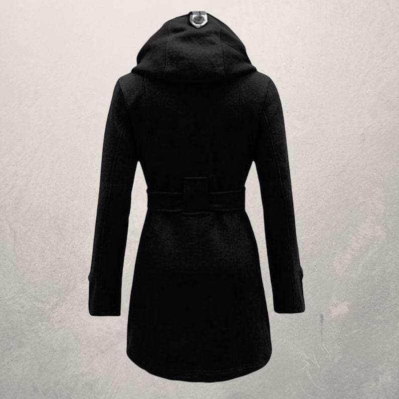Fedrissa - Manteau Tendance Ceinture Capuche