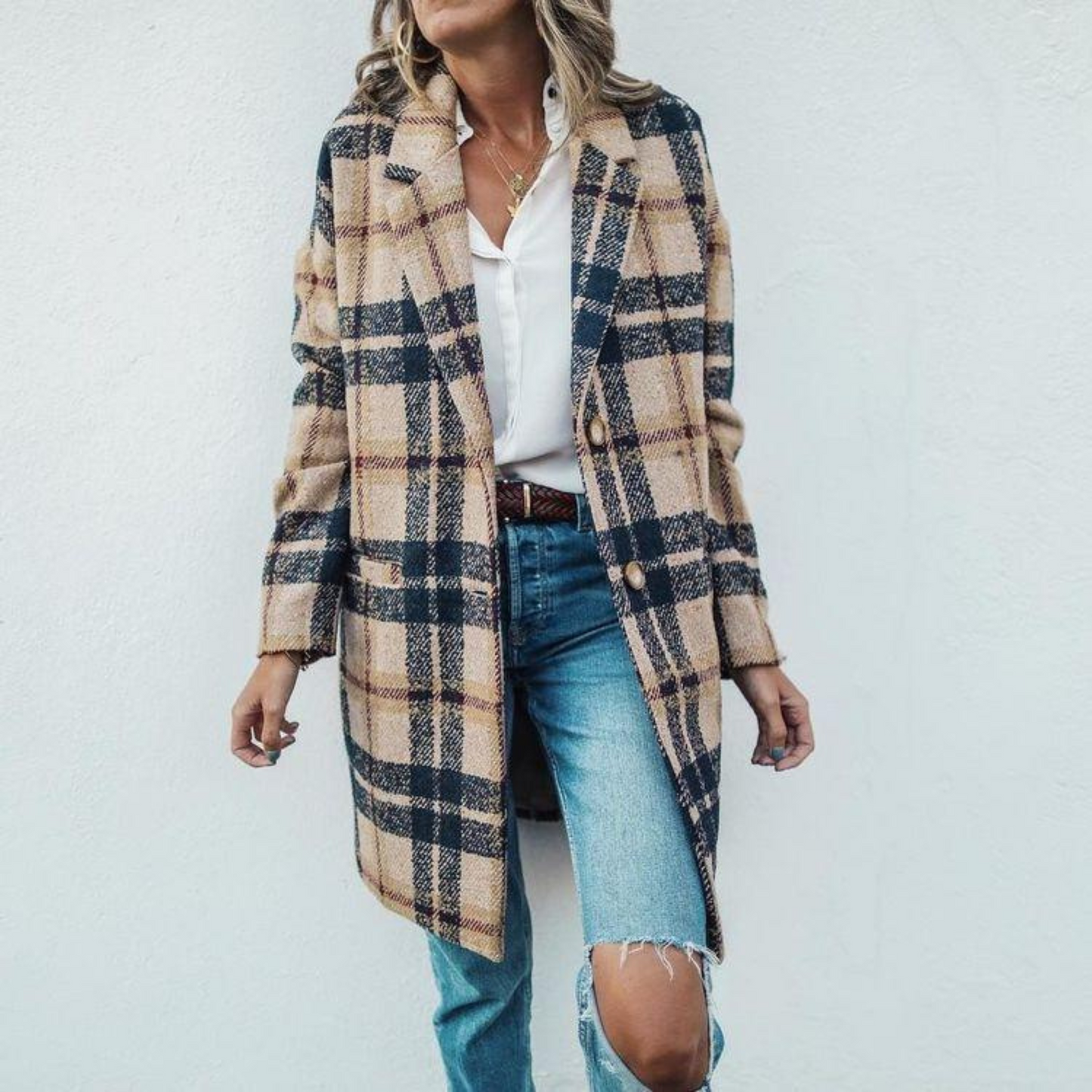 Thérina | Femme Manteau Long | Chaleur & Style Hivernal