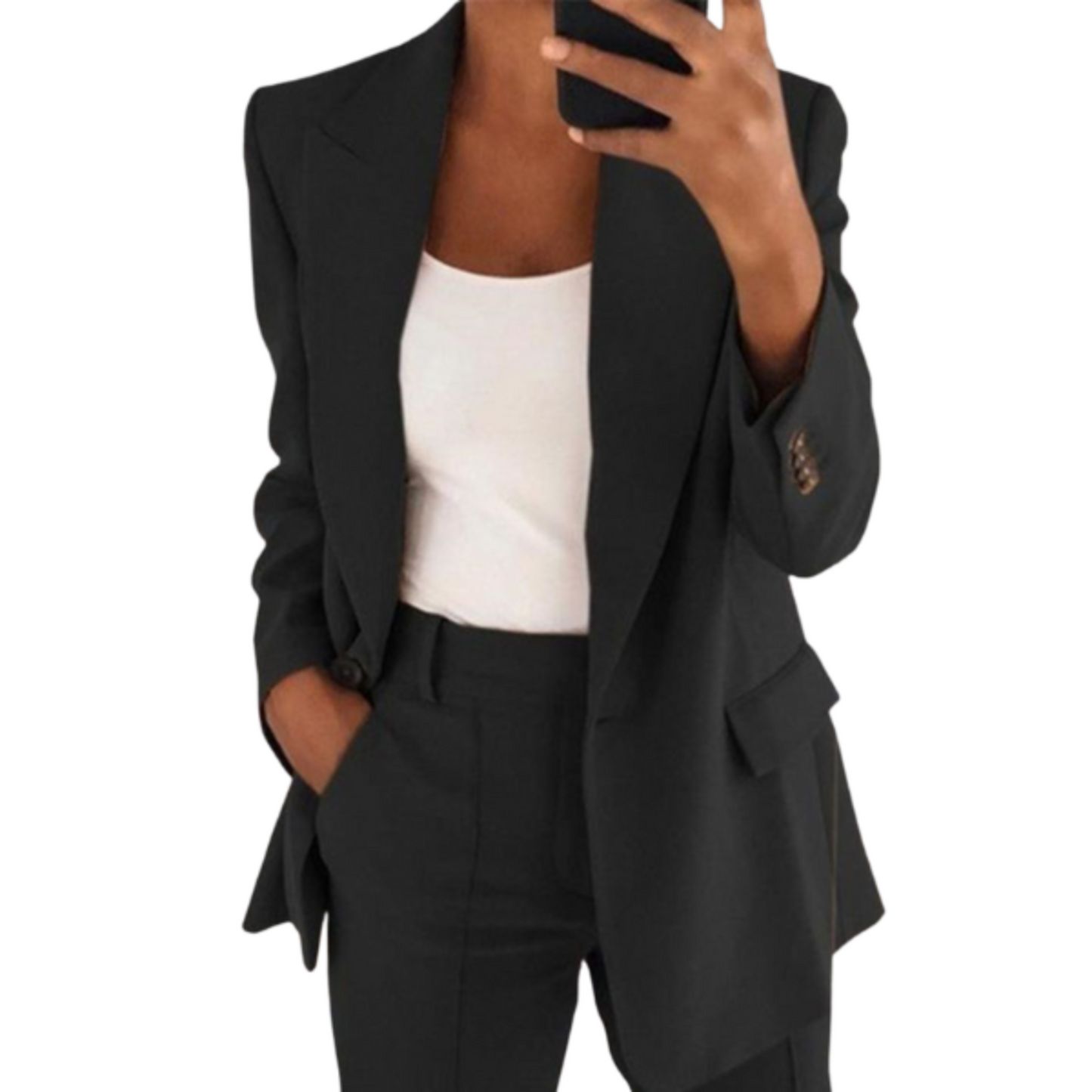 Élle | Ensemble Blazer Femme | Tissu Infroissable