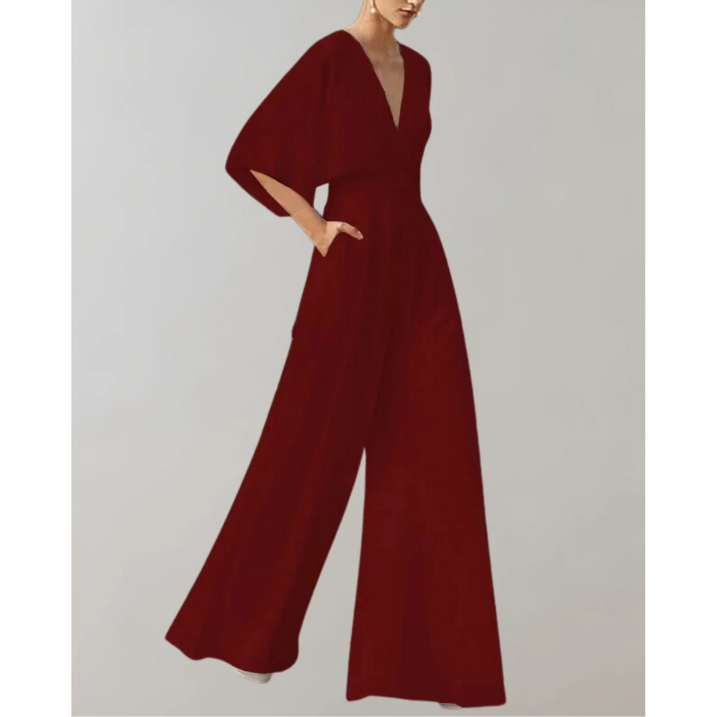 Ameline | Combinaison Femme | Tissu Fluide Ajusté