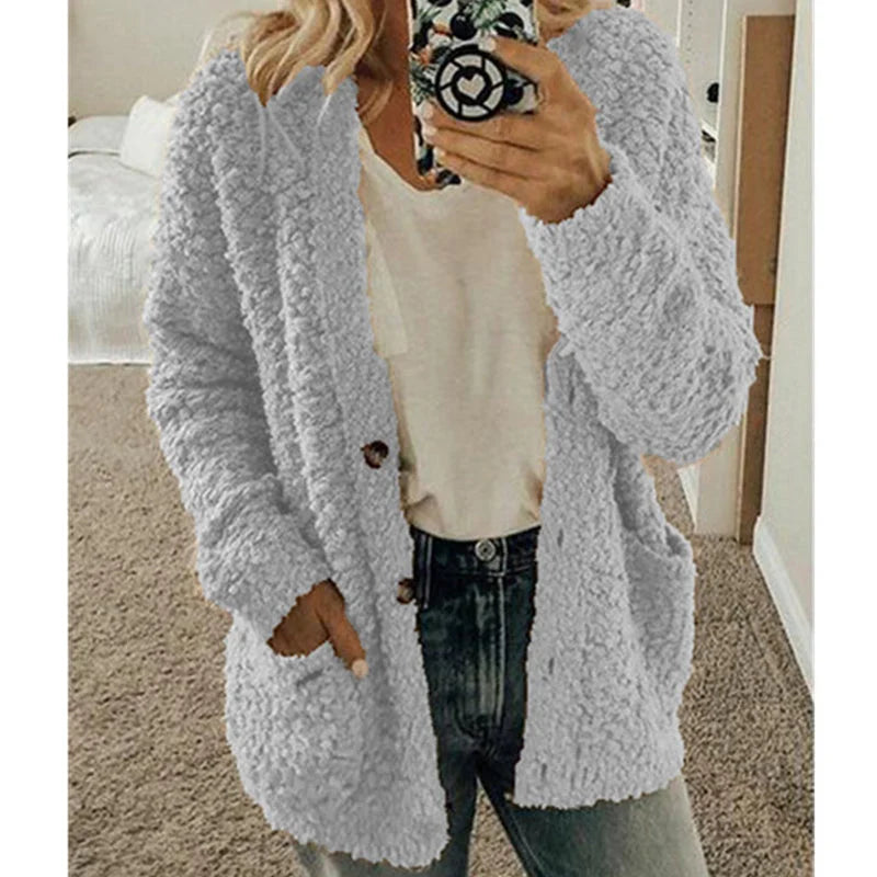 Esarine - Gilet Chaud Ouvert Confort