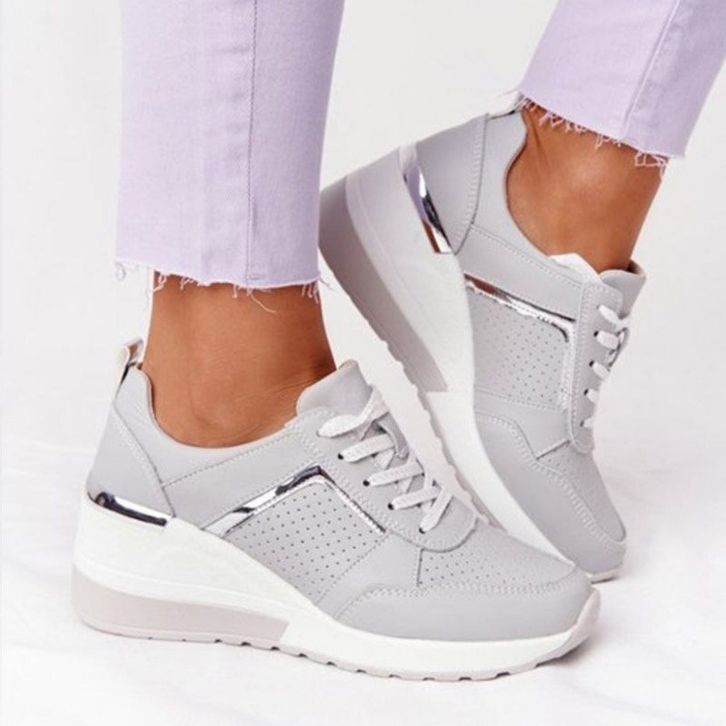Milja | Baskets Compensées Pour Femme | Confort et Style