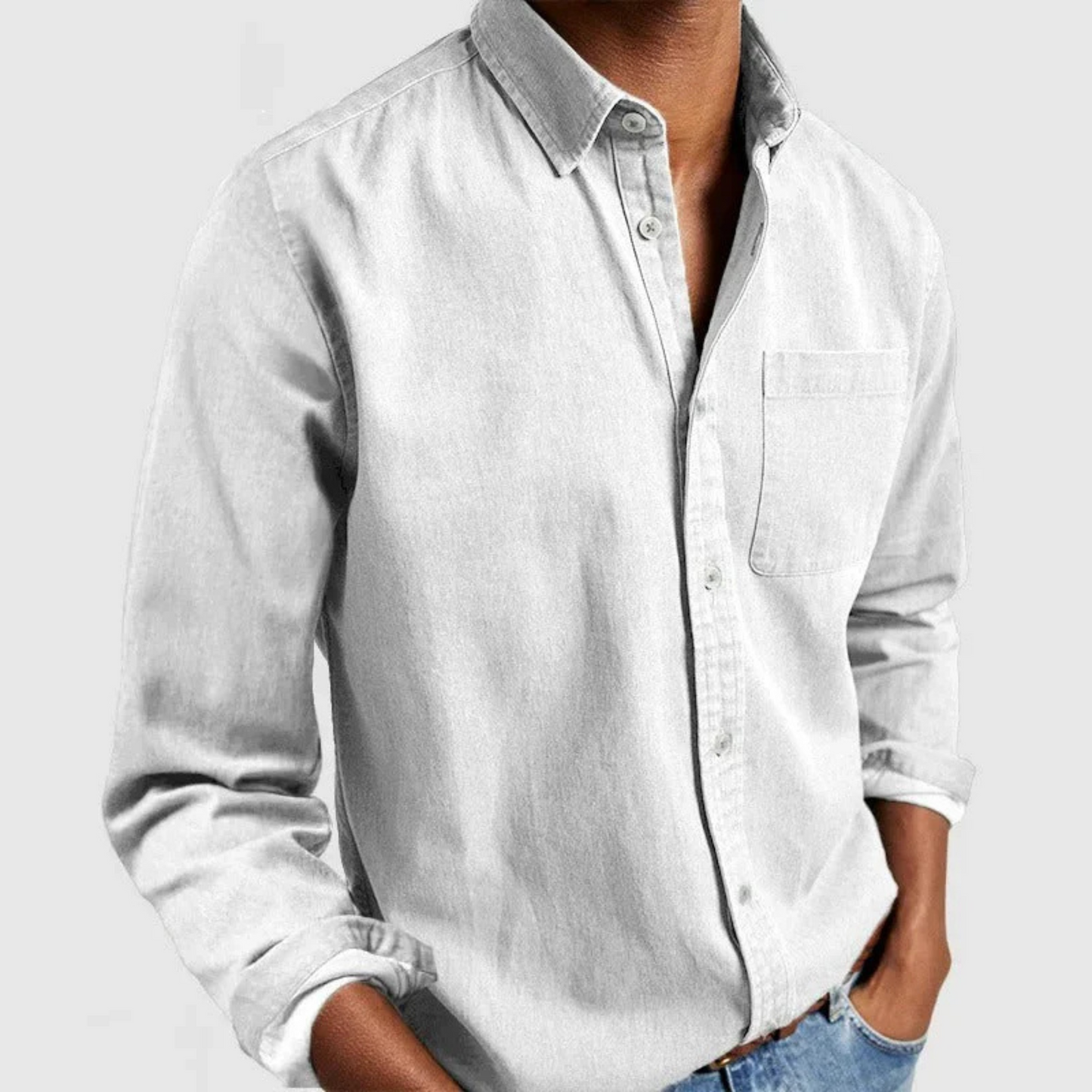 Fabrice | Homme Chemise | Manches Longues et Tissu Respirant