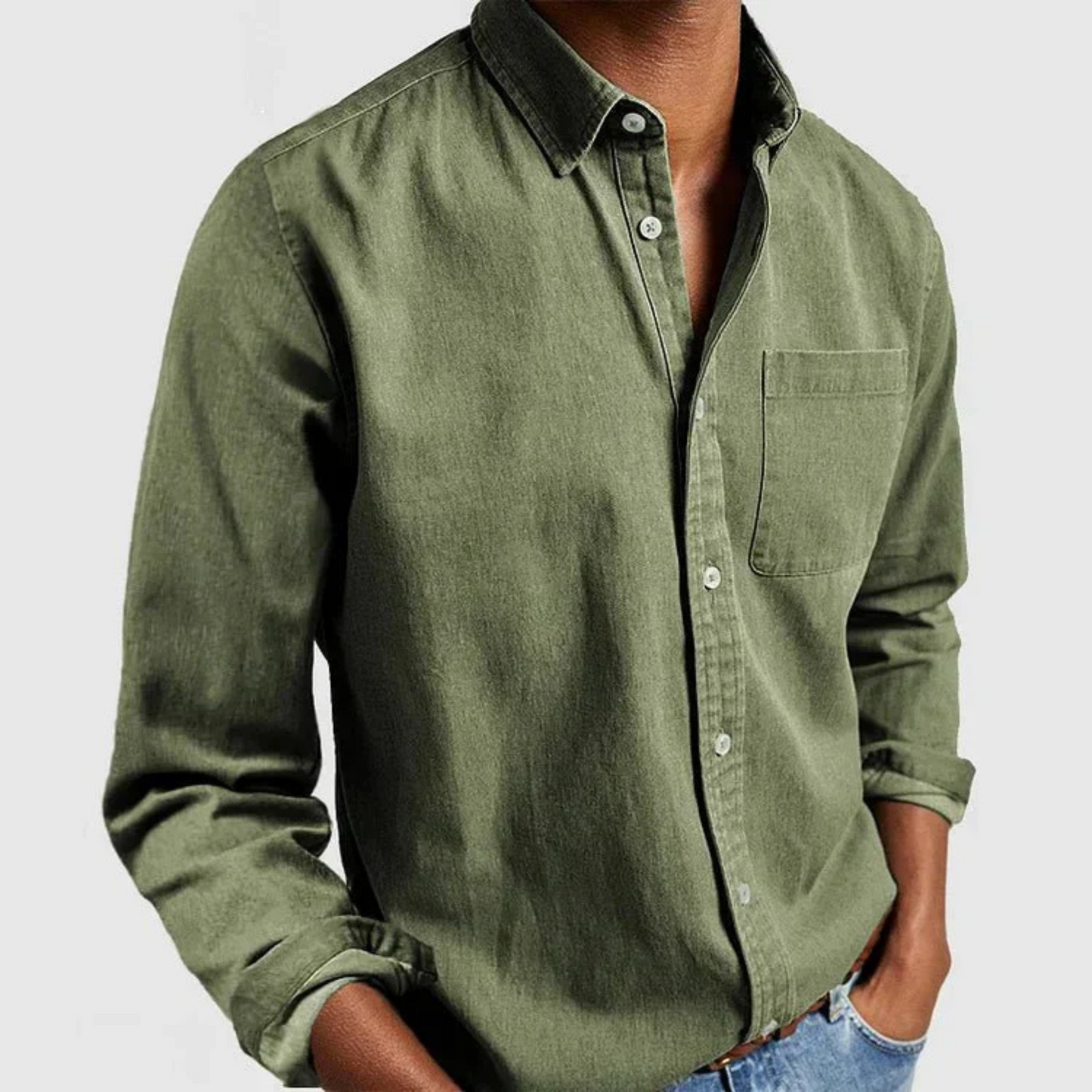 Fabrice | Homme Chemise | Manches Longues et Tissu Respirant