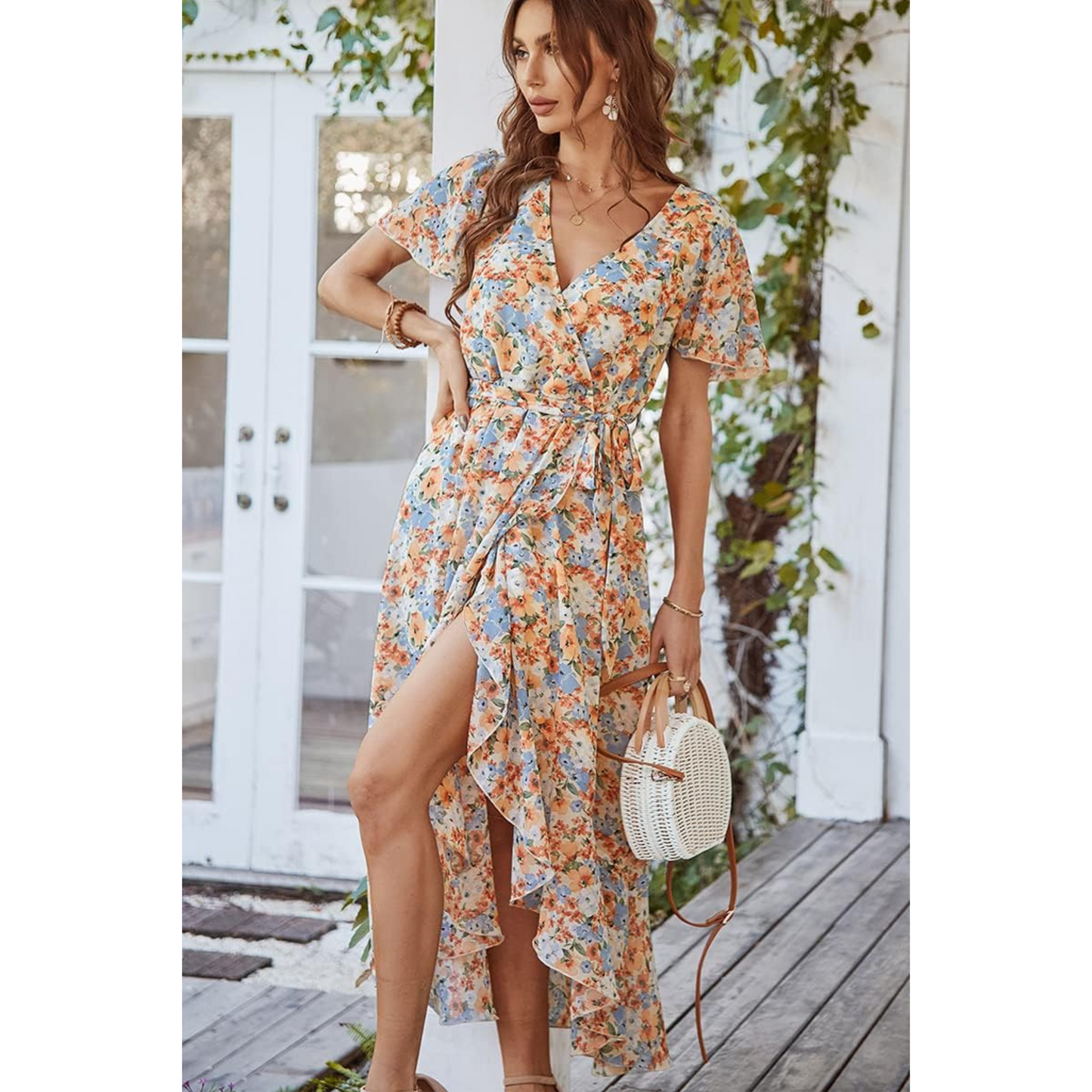 Femmes Robe Boho | Motif Fleuri