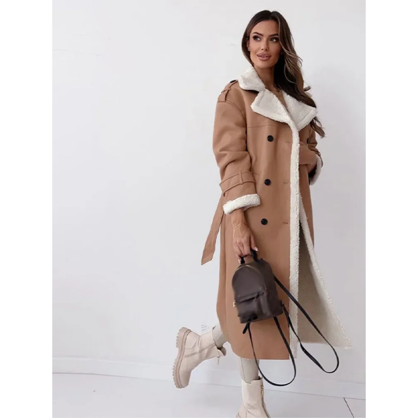 Gervaise | Manteau Long Femme | Chaleur et Confort Hivernal