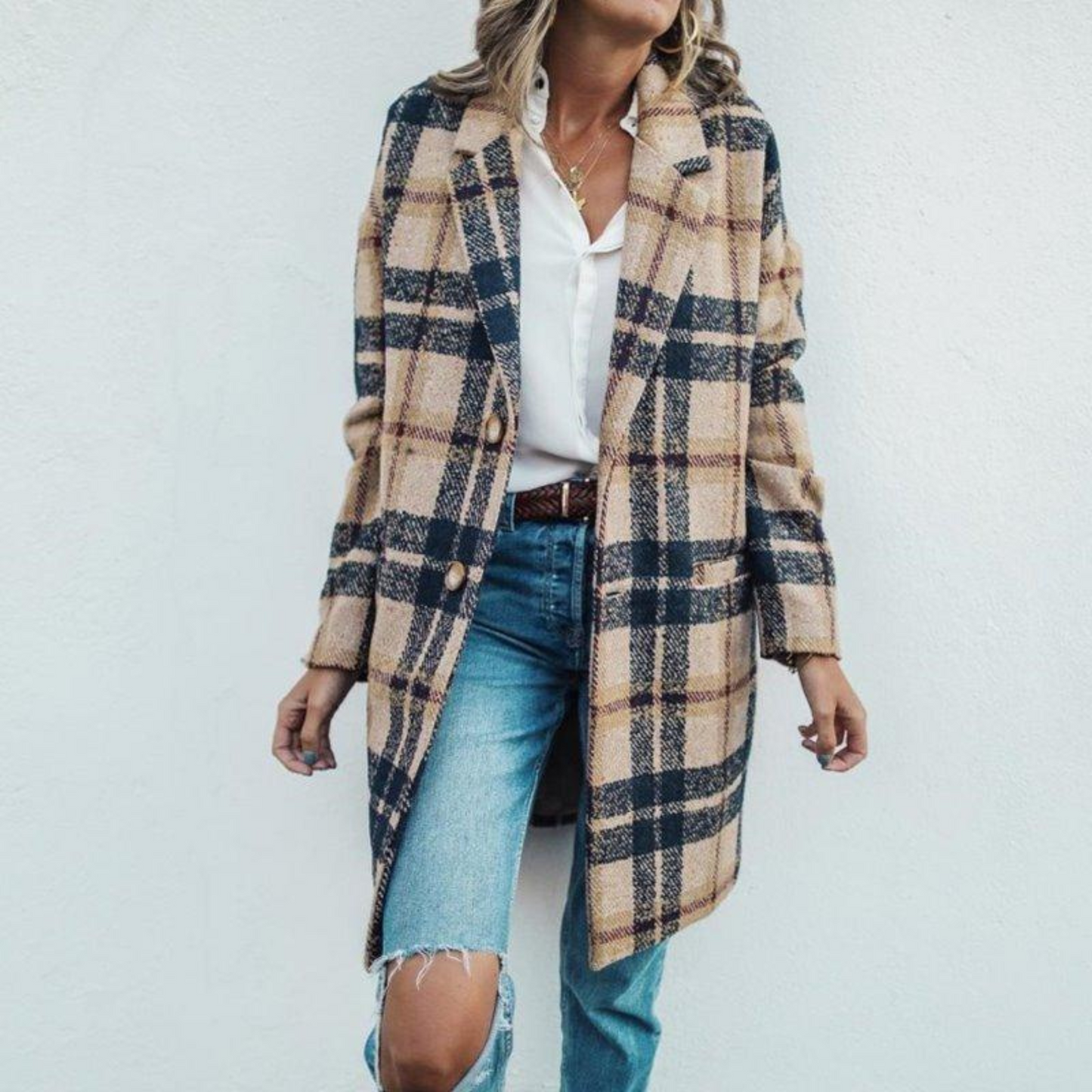 Thérina | Femme Manteau Long | Chaleur & Style Hivernal