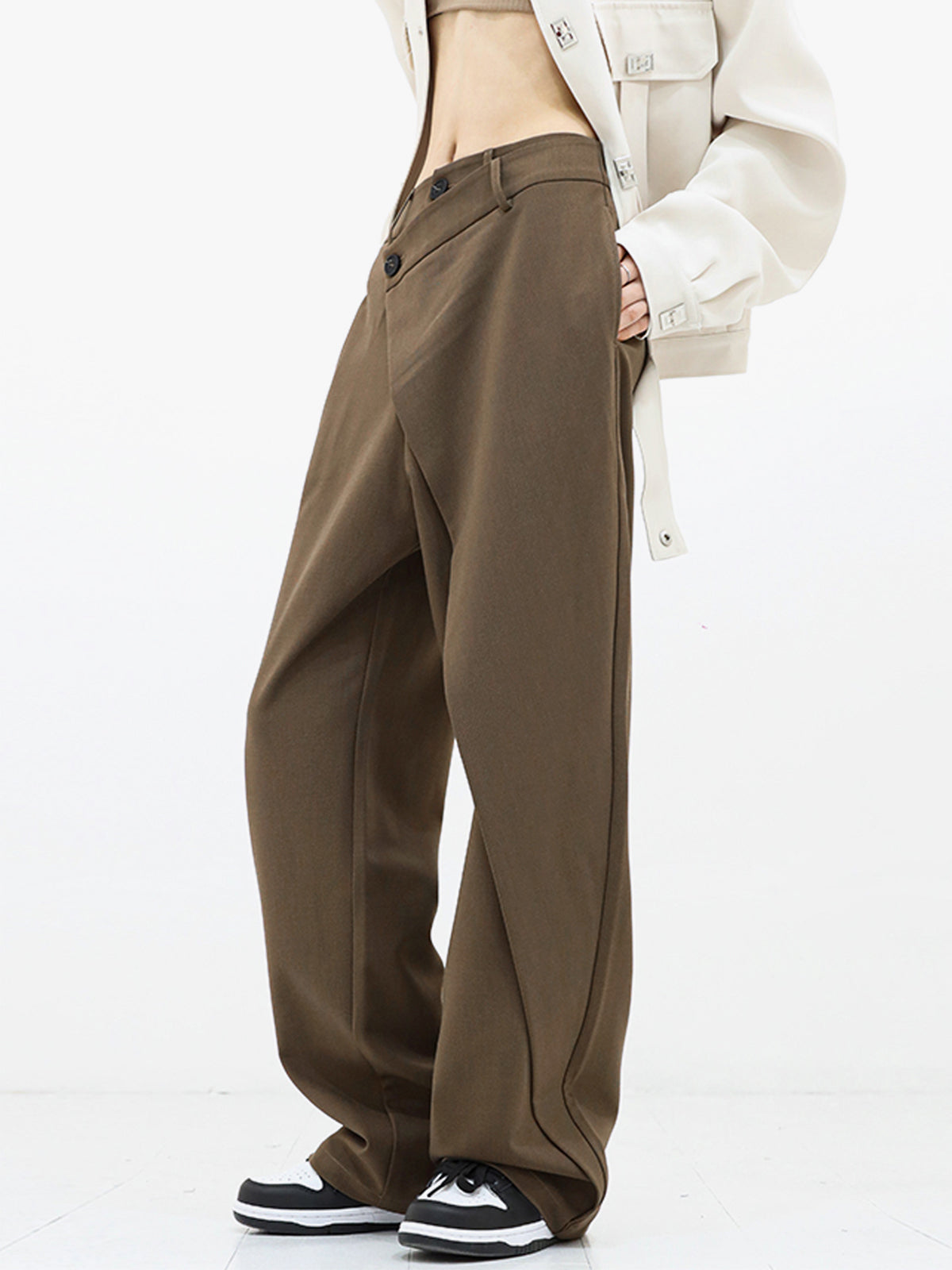 Élyse - Pantalon Ample Design Original