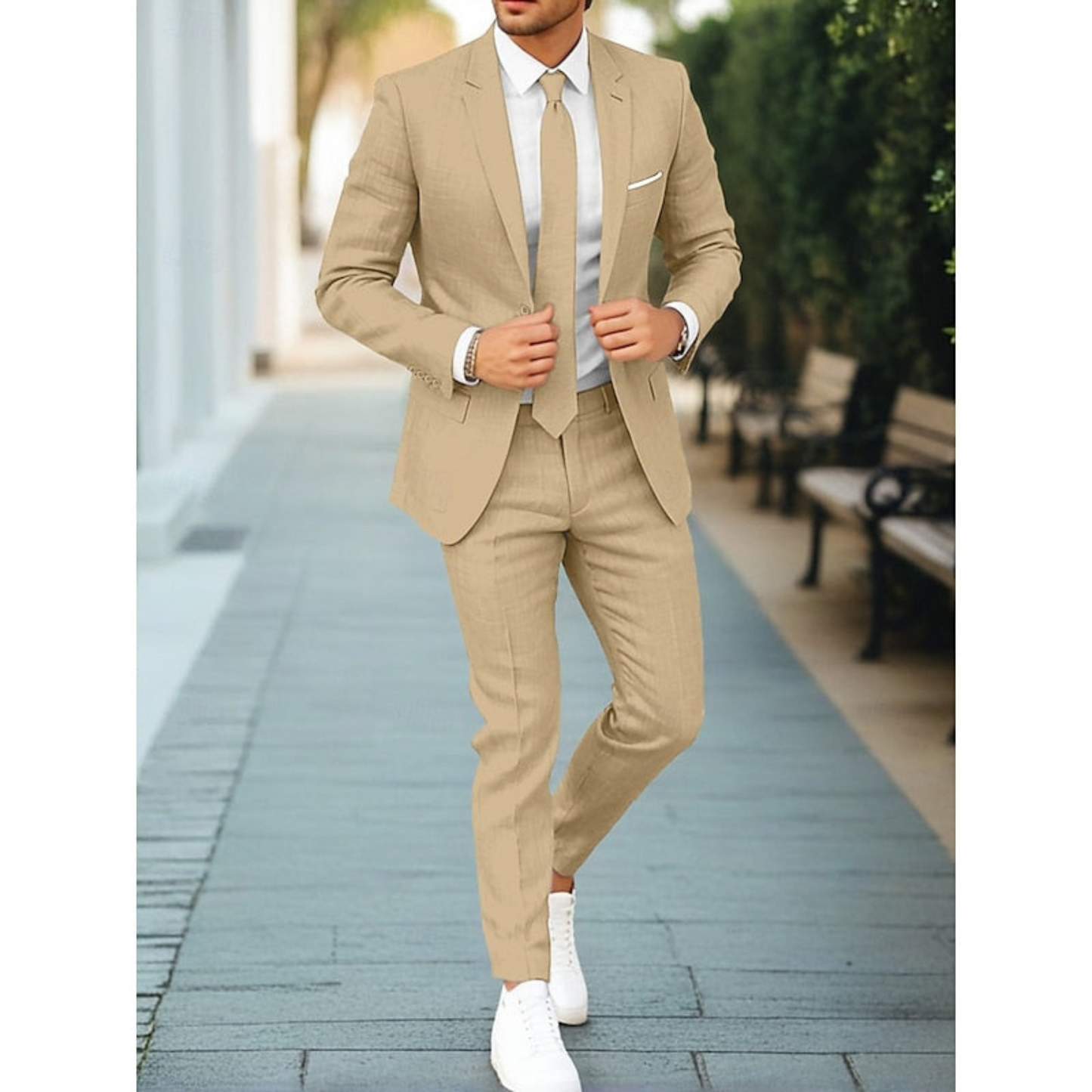 Hommes Costume Décontracté | Ensemble 2 Pièces