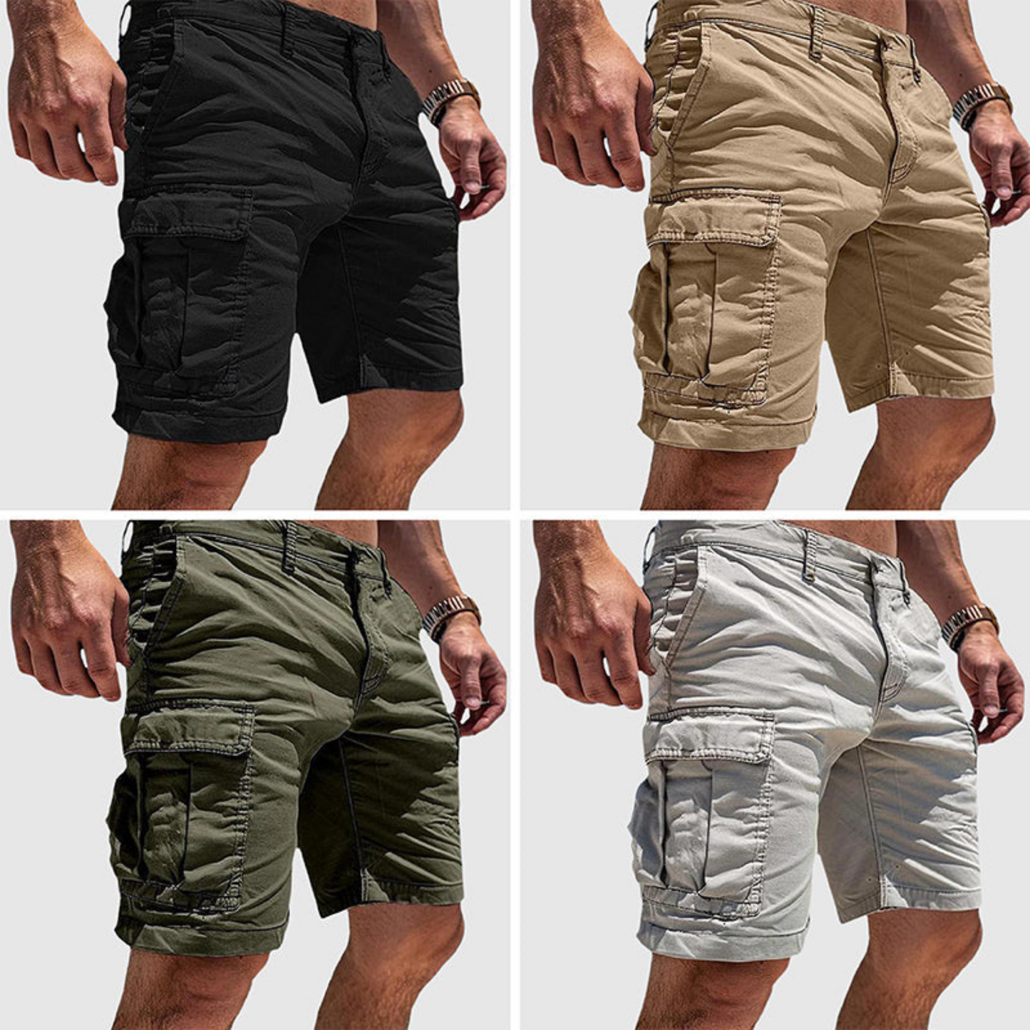 Hommes Shorts Cargo | Confortables au Quotidien