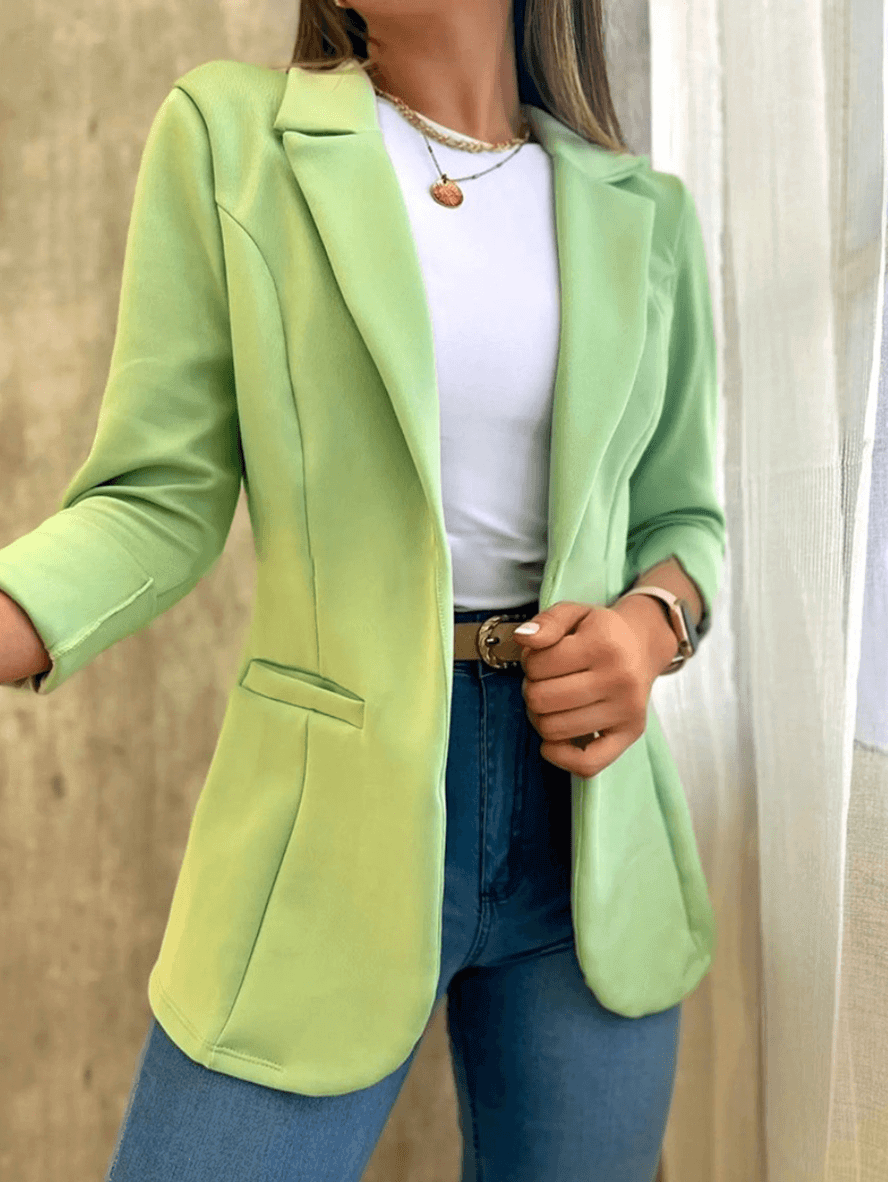 Charlene - Blazer Cintré Élégant Femme