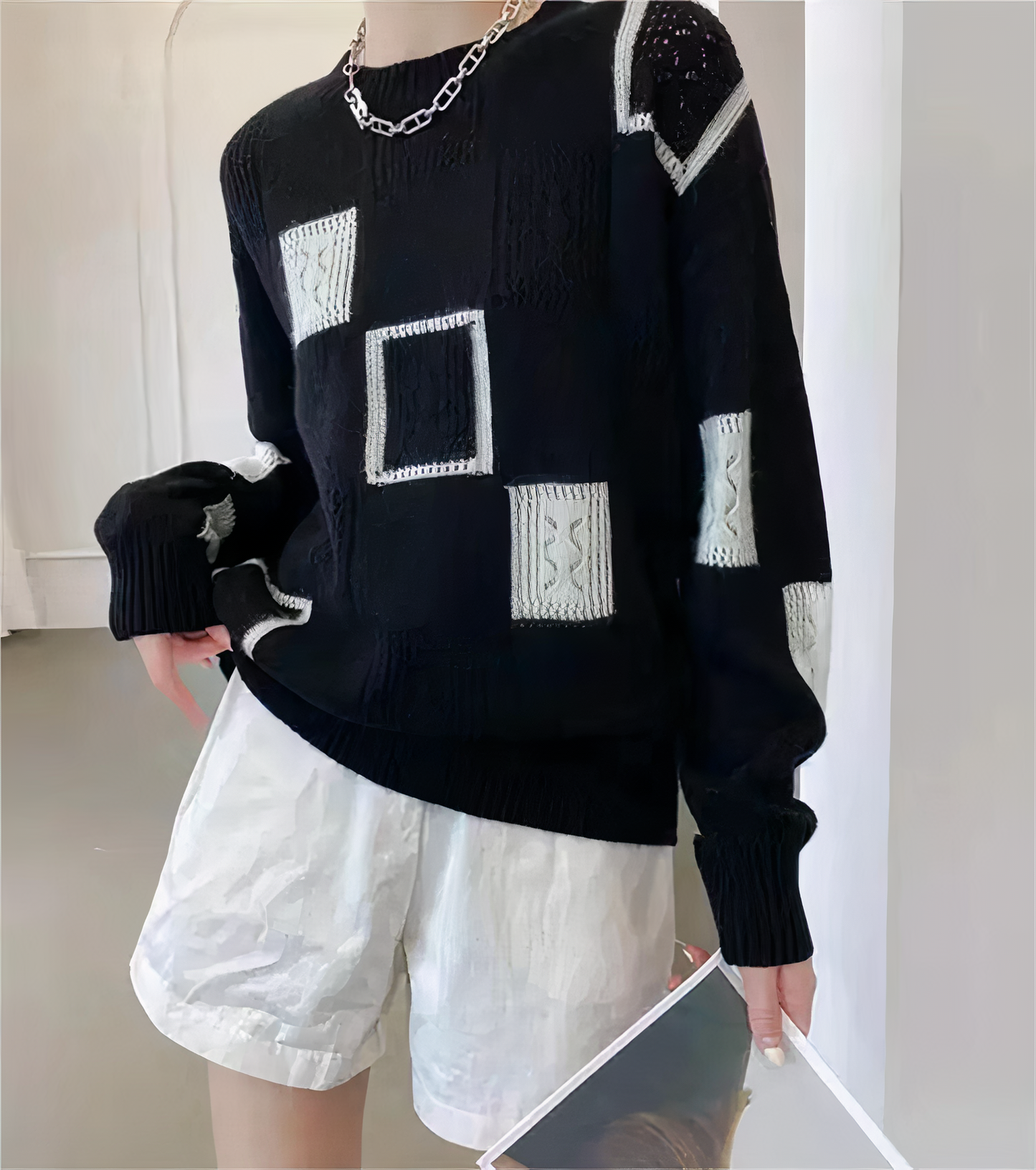 Adolphe - Pull Motif Géométrique