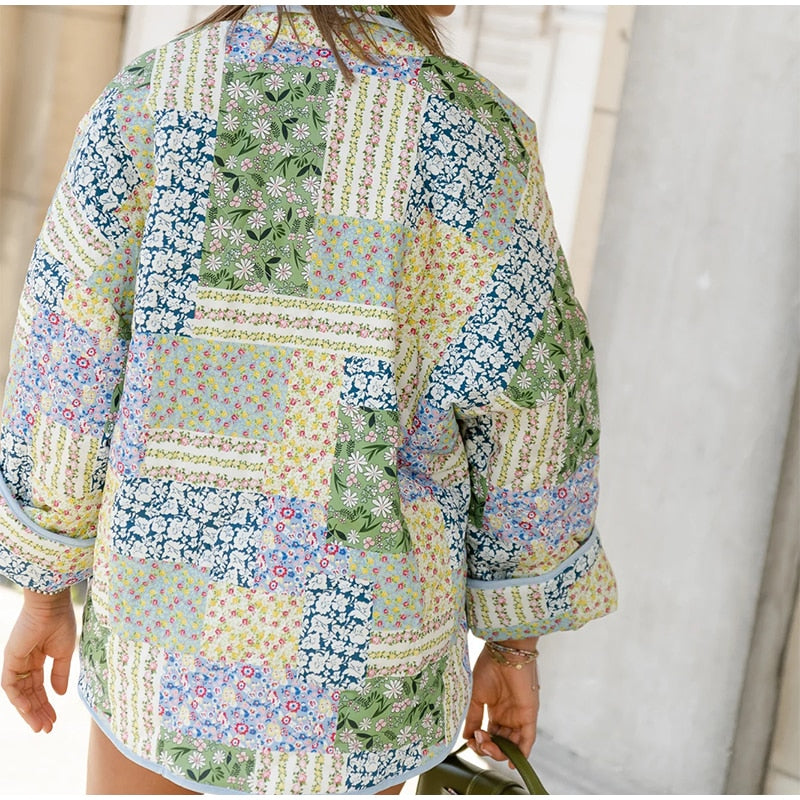 Tora - Veste Patchwork Femme