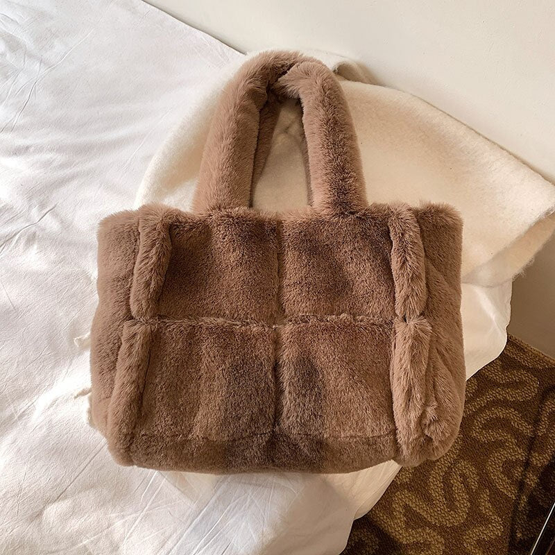 Crystel - Sac Bandoulière Fausse Fourrure