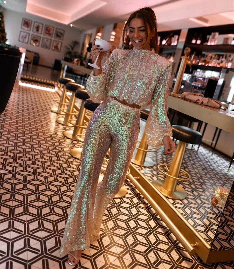 Étrienne - Set Brillant Avec Paillettes