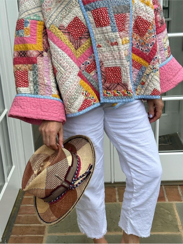 Tora - Veste Patchwork Femme
