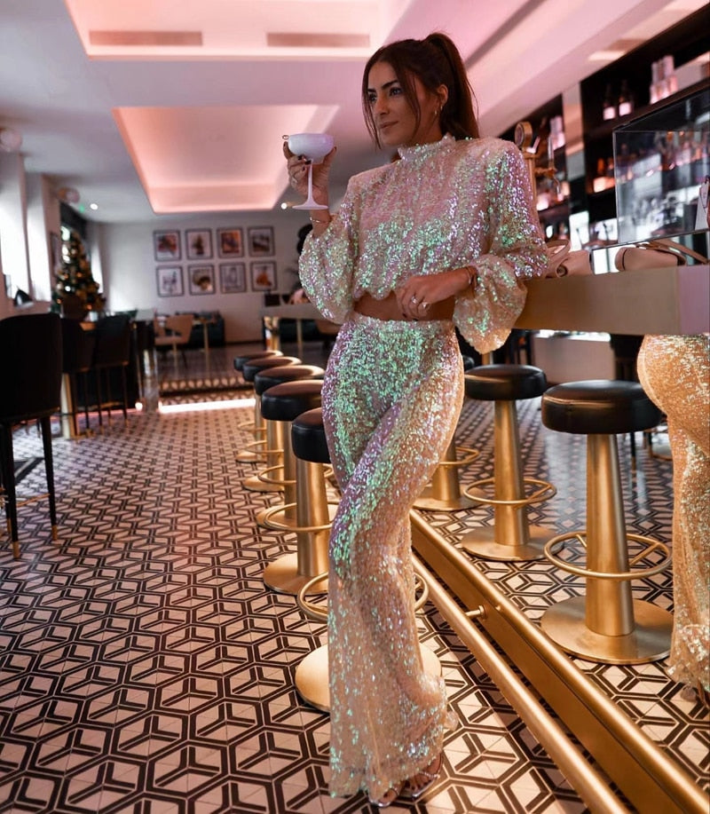 Étrienne - Set Brillant Avec Paillettes