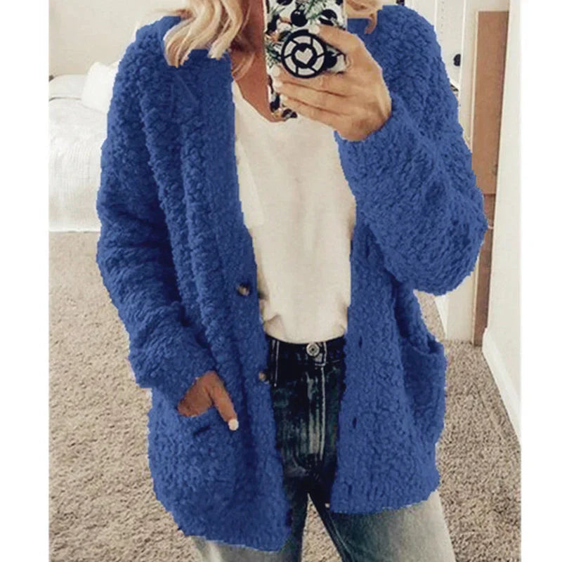 Esarine - Gilet Chaud Ouvert Confort