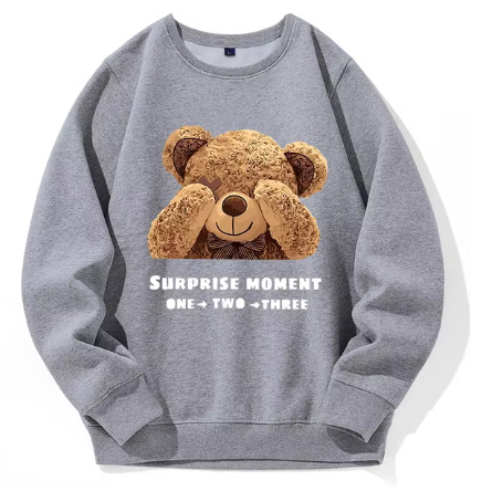 Évarice - Sweat Douillet Motif Ours