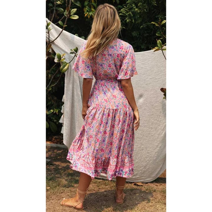 Astrid - Robe Longue Champêtre