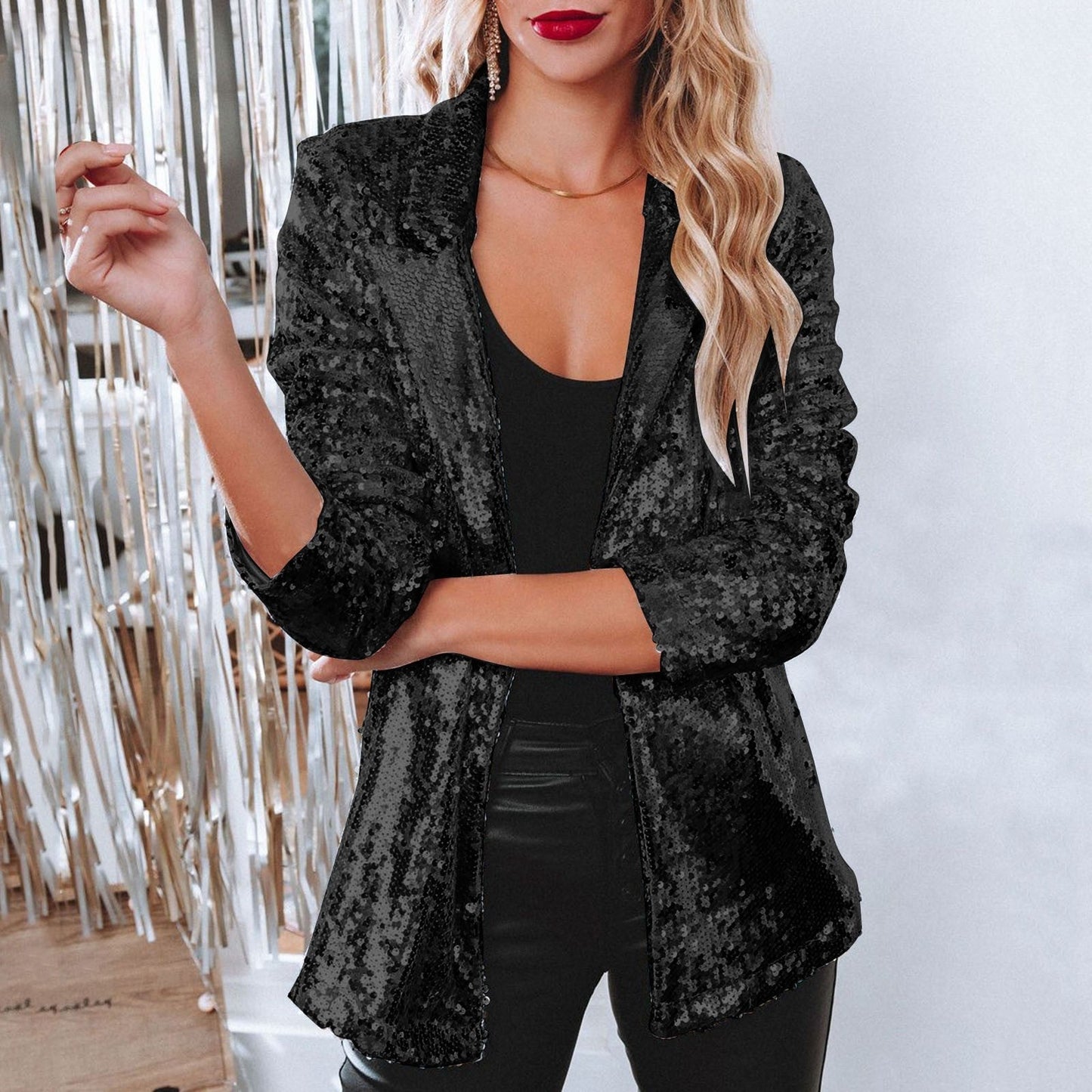 Étolie - Blazer Glamour Avec Paillettes