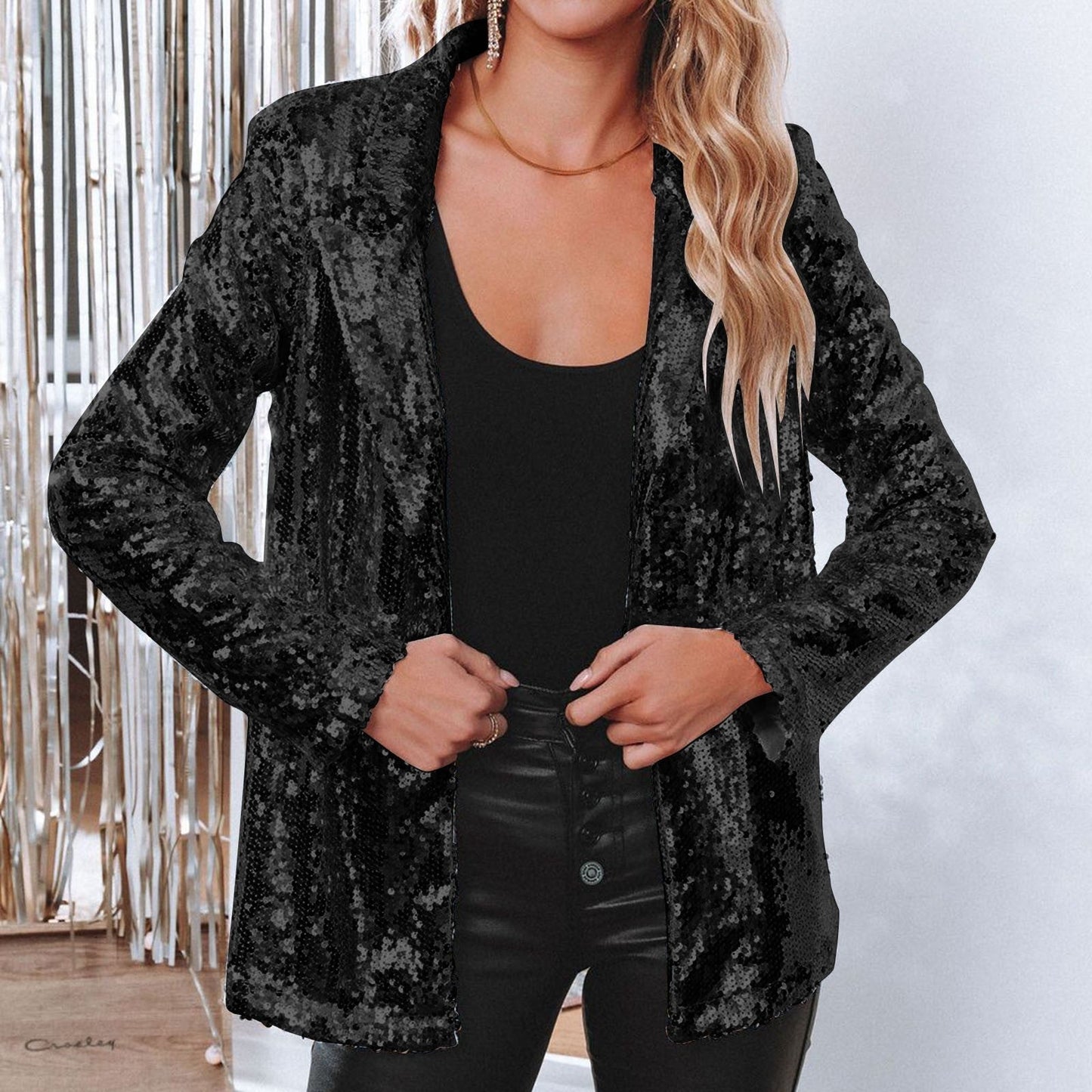 Étolie - Blazer Glamour Avec Paillettes