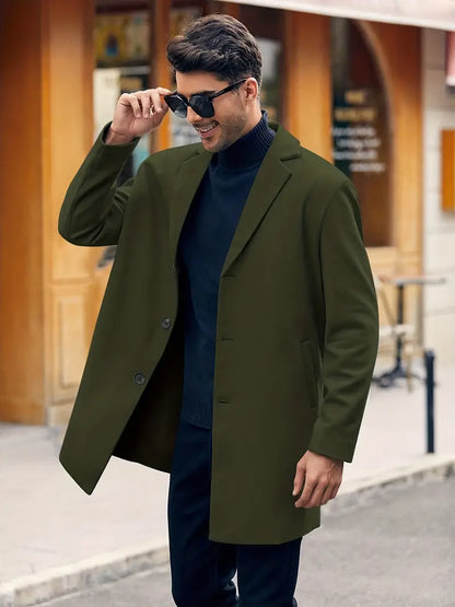 Domenicoe - Overcoat Tendance Pour Hommes