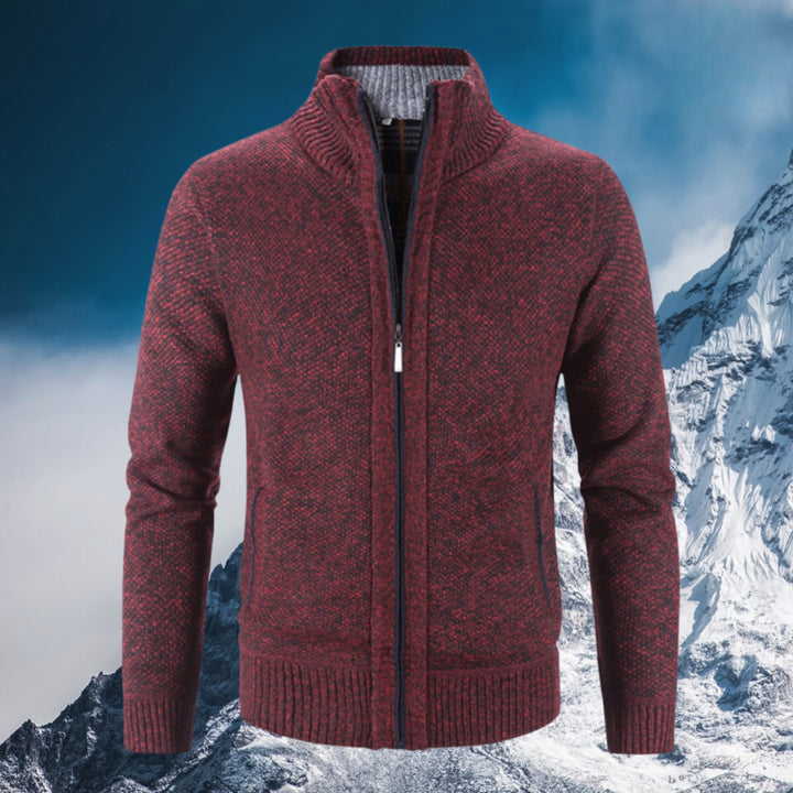 Gilet Rancé zippé pour homme, doublure chaude adaptée aux tenues hivernales polyvalentes.