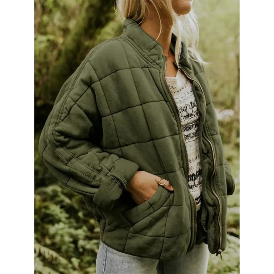Veste matelassée Liora légère pour femme, chaleur préservée adaptée aux tenues automnales.