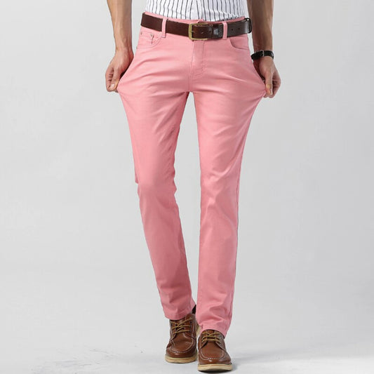 Hommes Pantalon Décontracté | Extensible Coupe Droite
