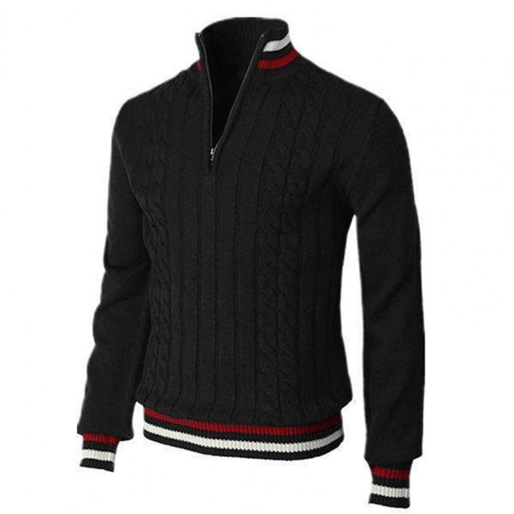 Pull Tremeur d'hiver élégant pour homme, maille chaude adaptée aux tenues hivernales.