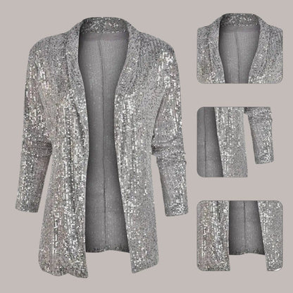 Joann - Cardigan à Sequins Élégant